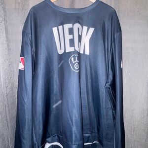 Men's Navy Long-Sleeve Jersey with Team Graphic